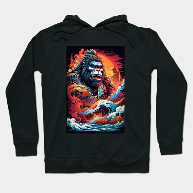 powerful of kong film colorful Hoodie by Rizstor